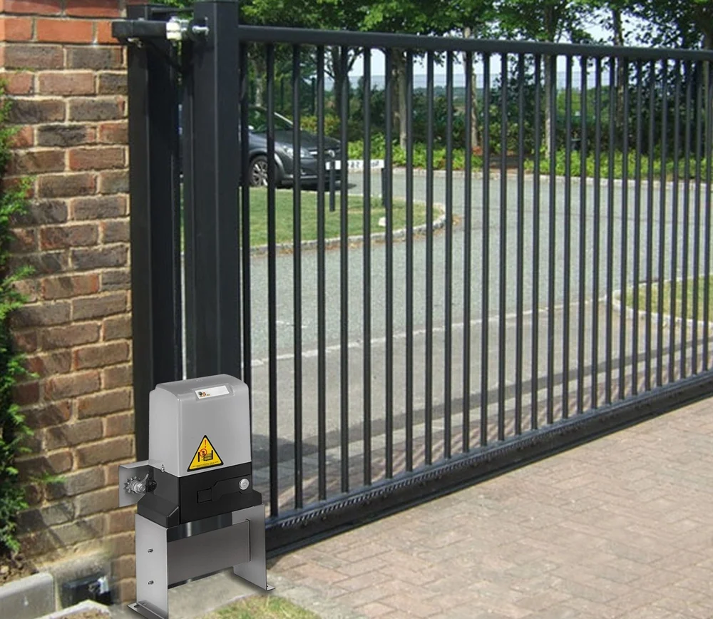 Sliding electric gate in London